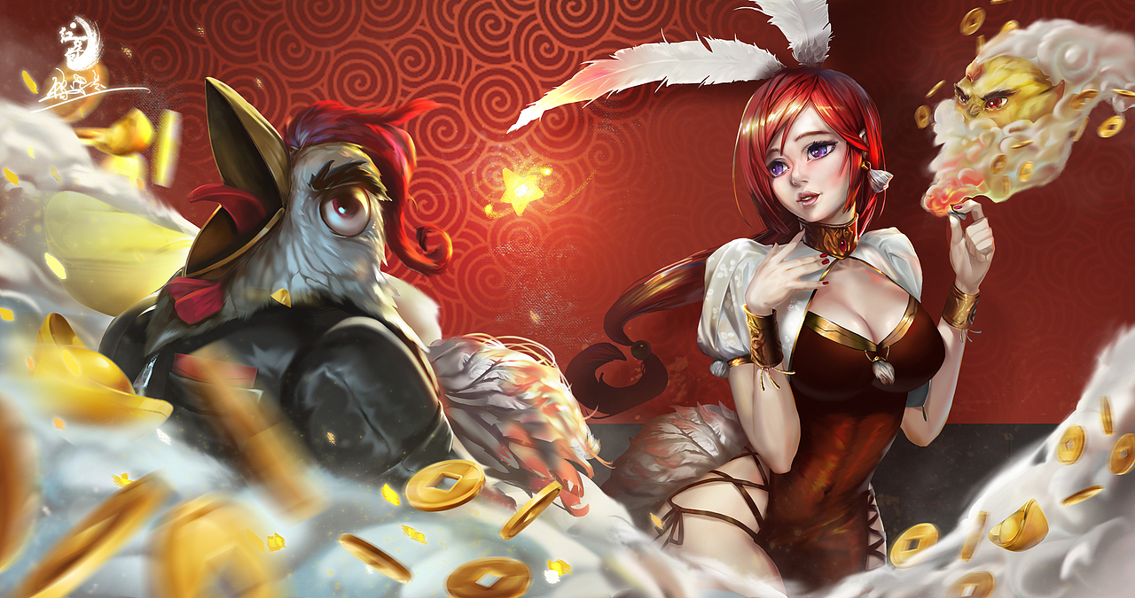 恭贺新年（图ZNjkzMDA1NTI=） - 商业插画 - 站酷设计师小红豆包原创素材 - 站酷ZCOOL