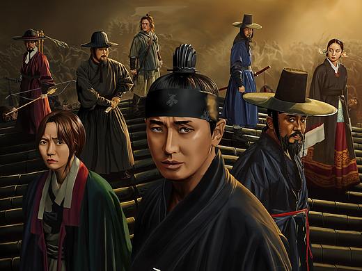 王国海报 手绘临摹