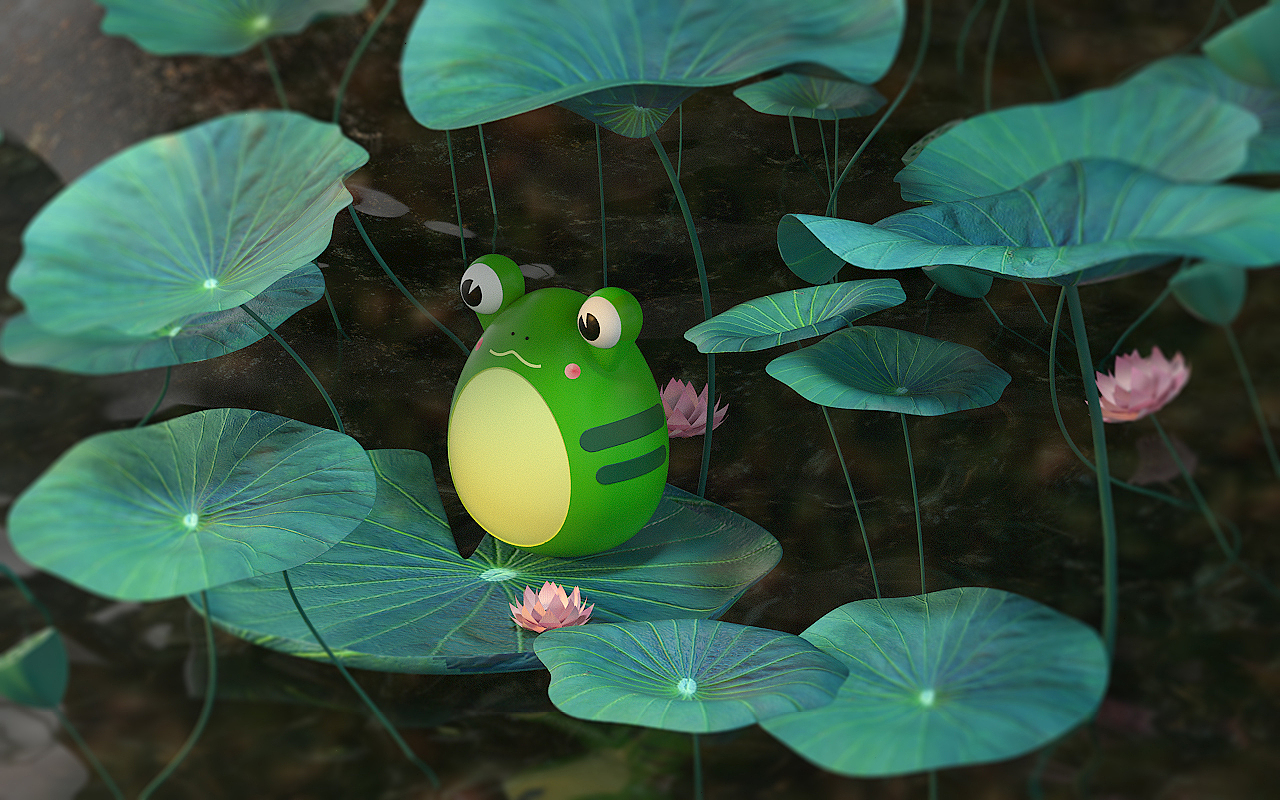 夏天来了小青蛙