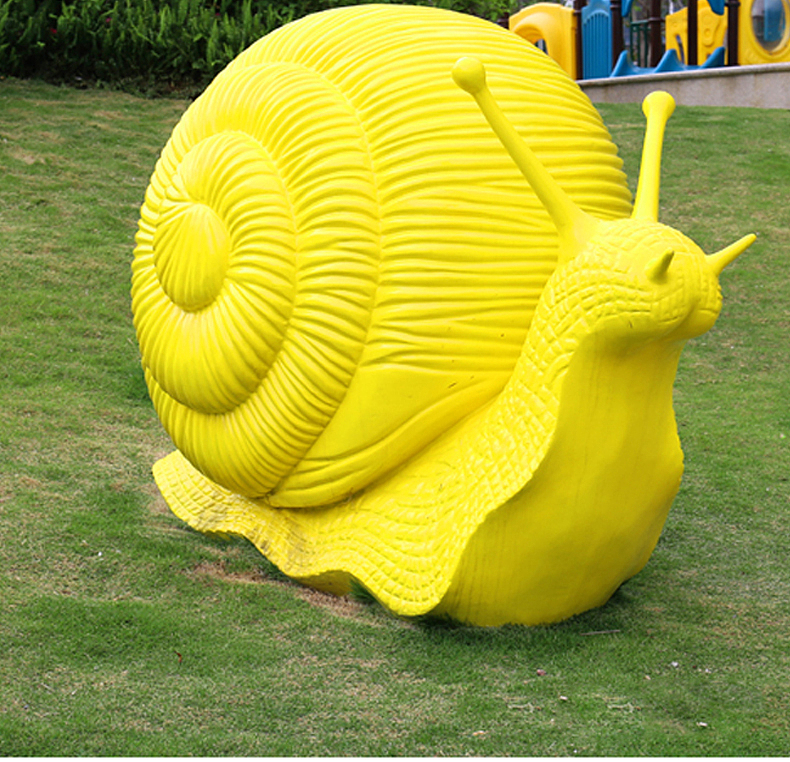 玻璃钢蜗牛雕塑