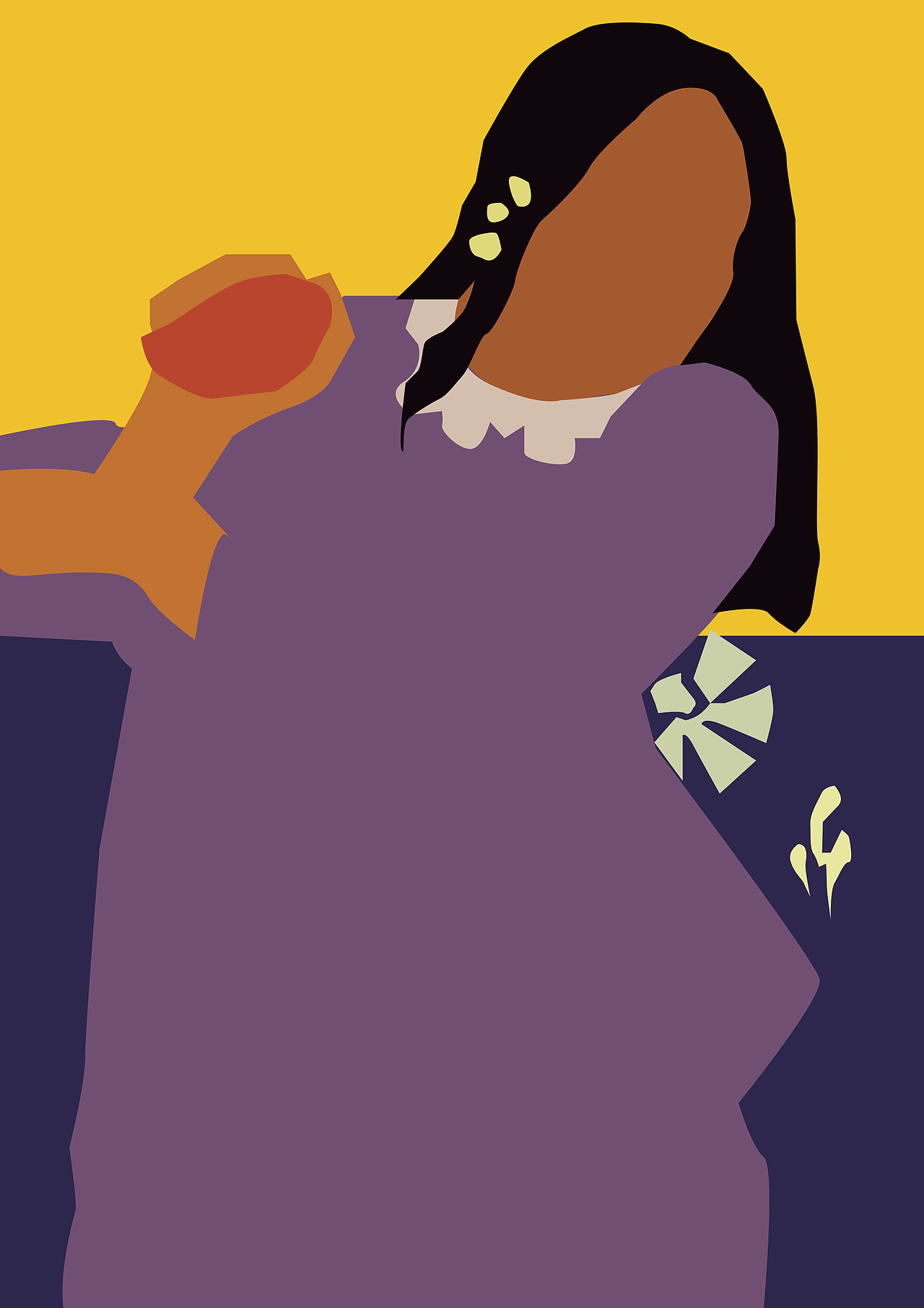 Gauguin Eugène Henri Paul 配色展示