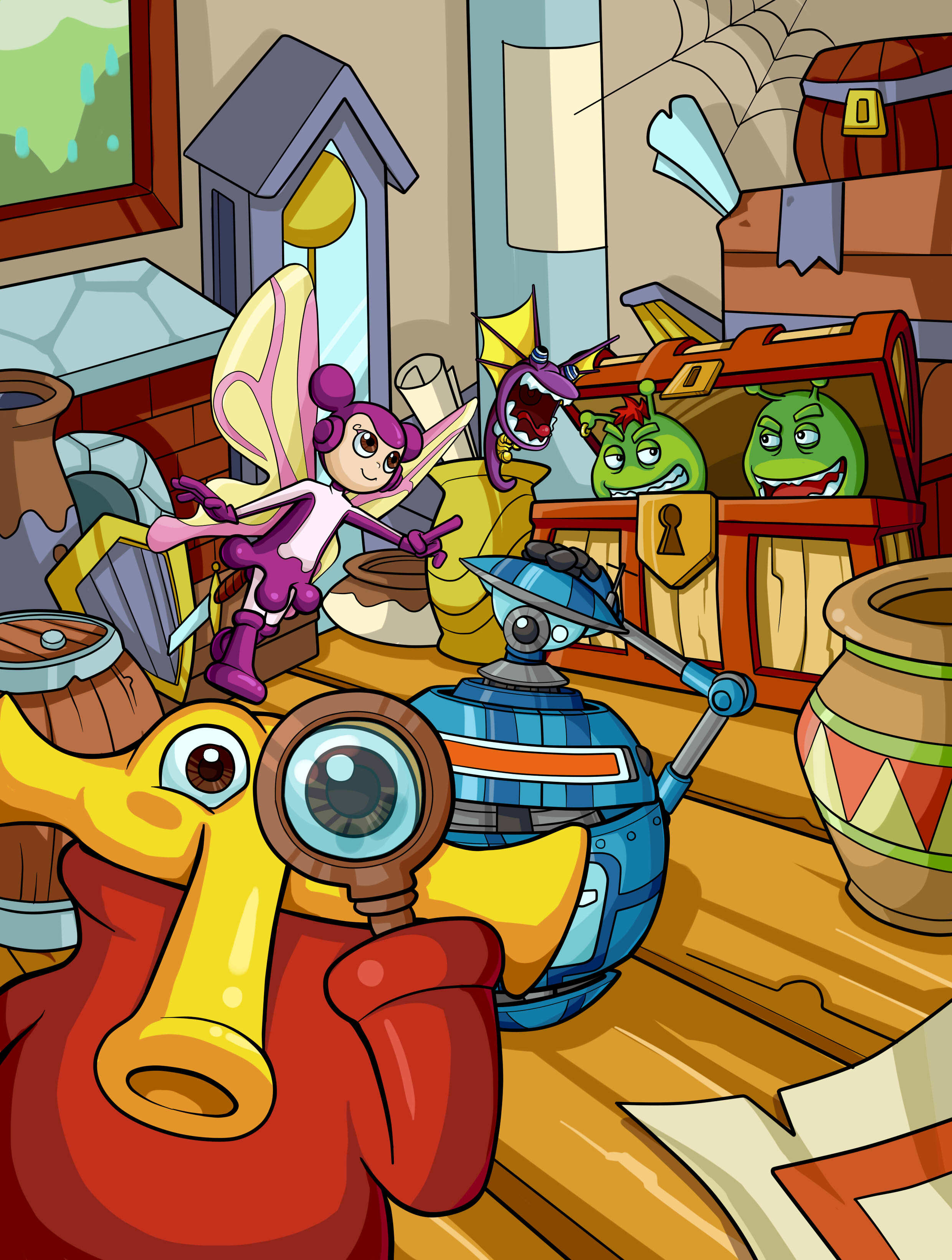 2013年给卡酷卡通做的封面