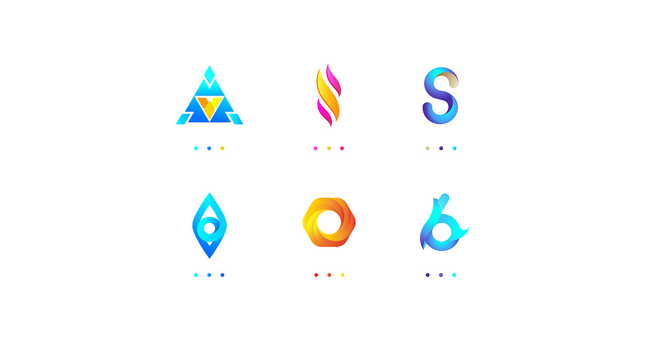 渐变风格logo设计（图ZOTczODcwODA=） - Logo - 站酷设计师大污云原创素材 - 站酷ZCOOL