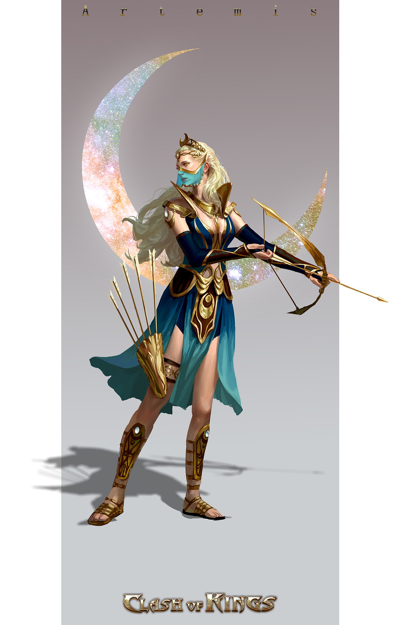 阿尔忒弥斯|插画|商业插画|杰森面具d_原创作品-站酷zcool