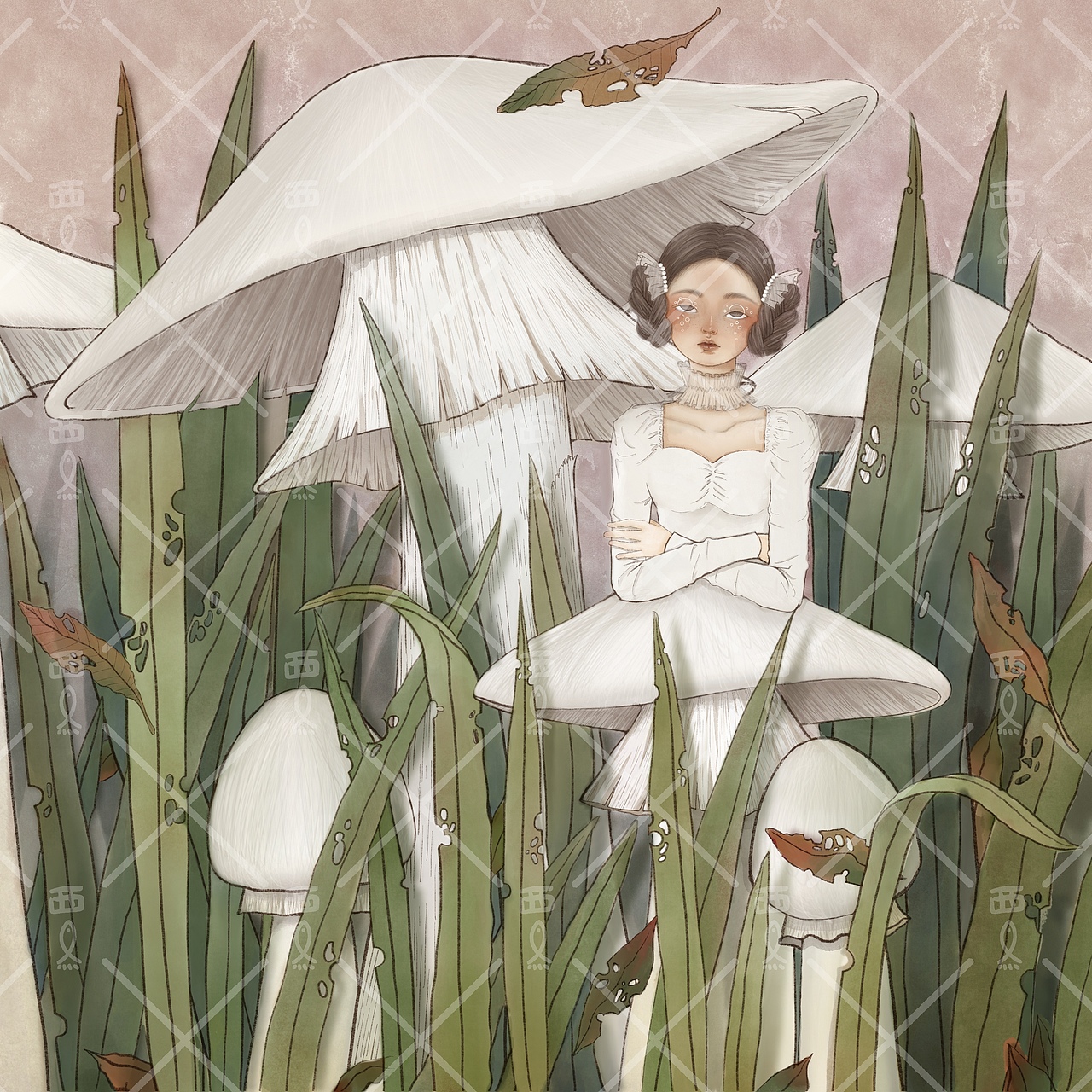 毒蘑菇杂绘（图ZMjU5MzQ3Mjcy） - 创作习作 - 站酷设计师西魚E原创素材 - 站酷ZCOOL