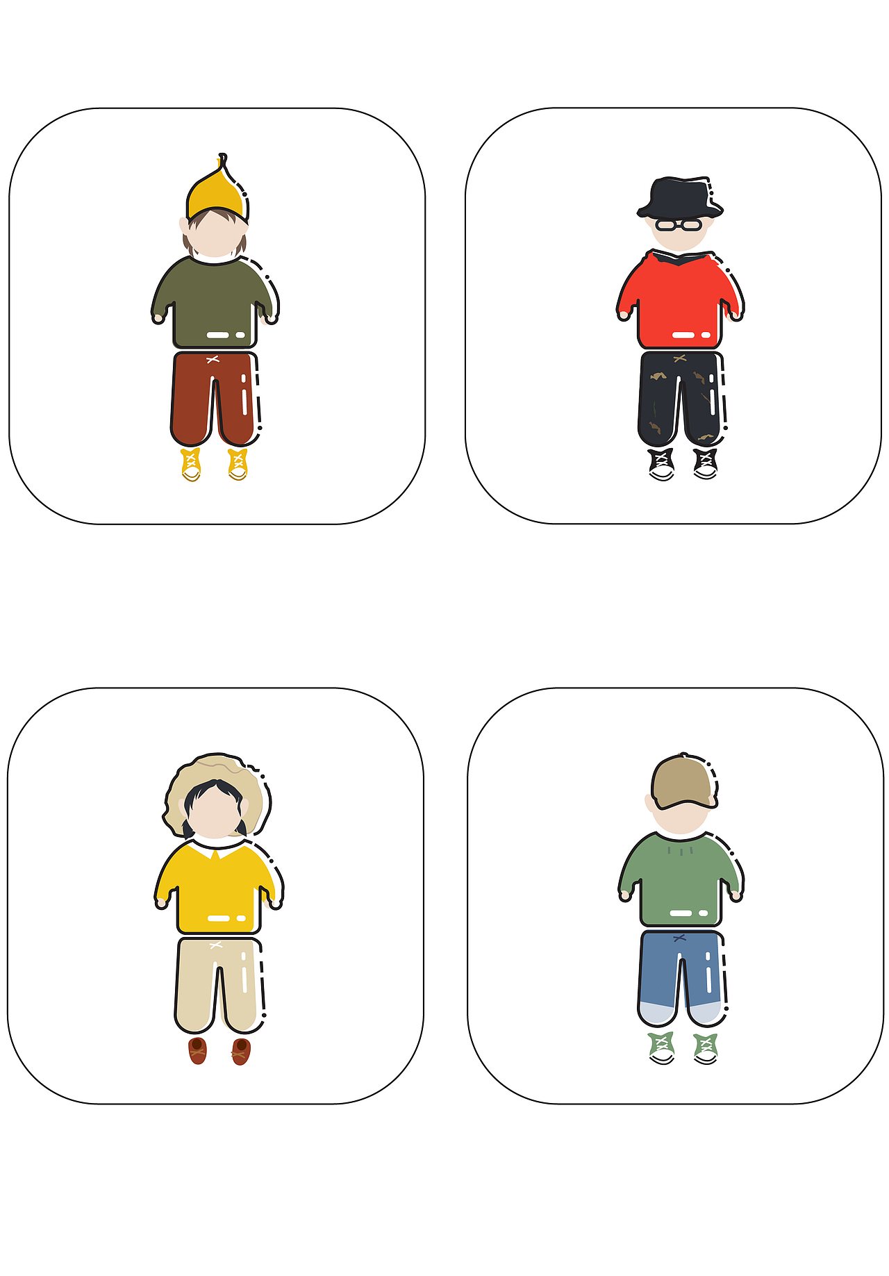 人物服装图标设计