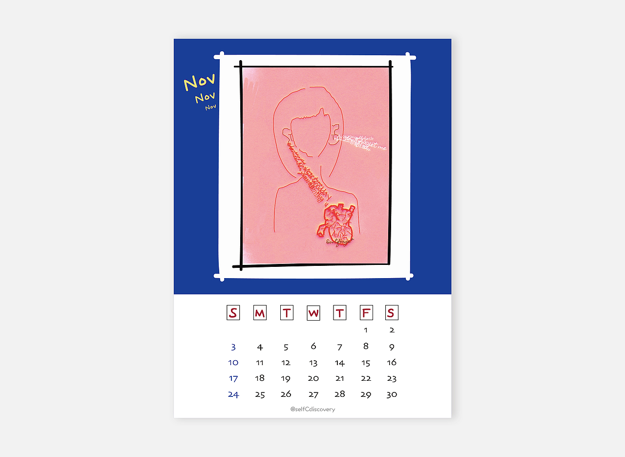 selfCdiscovery手稿日历