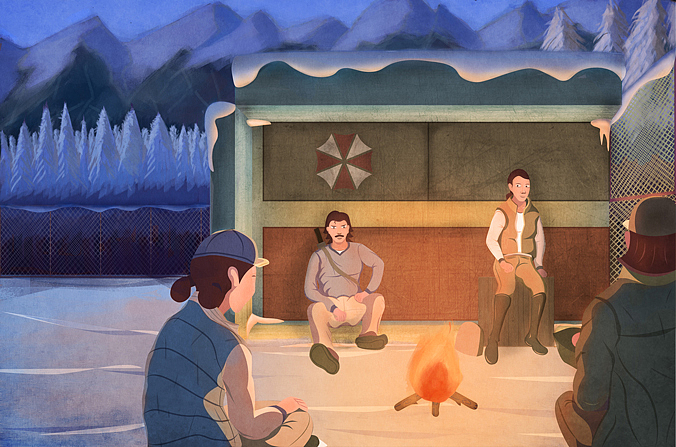 Walking Deads游戏系列插画（图ZMzY0NjU0MDQ=） - 创作习作 - 站酷设计师JasonL91原创素材 - 站酷ZCOOL