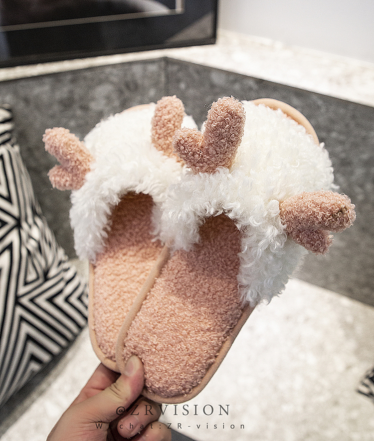 家居棉拖鞋外景基地拍摄ins风格图片拖鞋