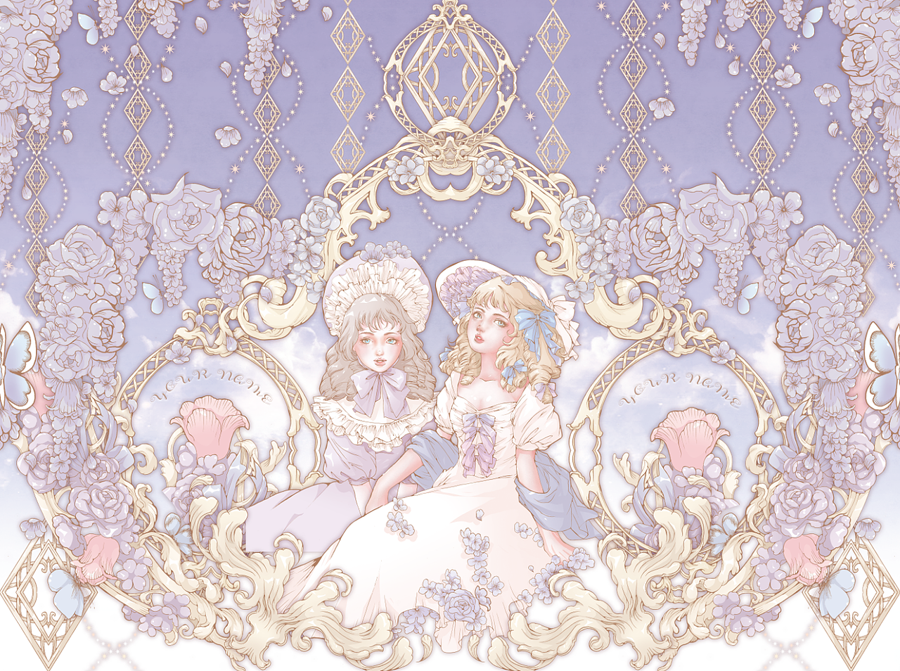 已售Lolita柄图（图ZMTU0OTM1Nzcy） - 商业插画 - 站酷设计师Toto福大命大原创素材 - 站酷ZCOOL