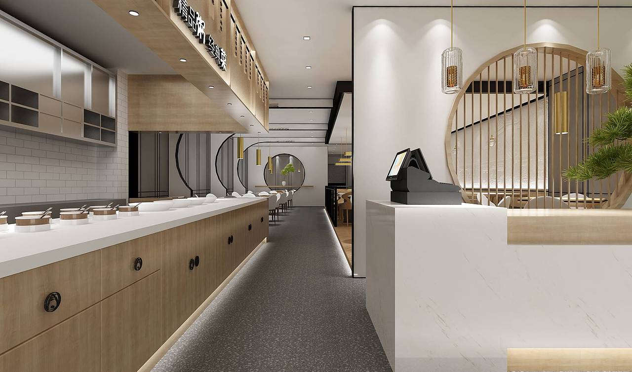 别具一格的中式粥店