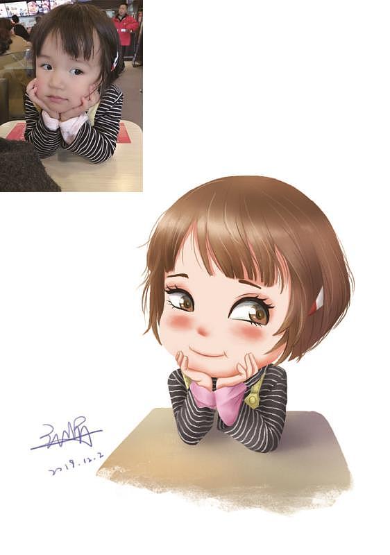 闺女小象一张（图ZMTg5MjM0MTI0） - 儿童插画 - 站酷设计师蘑菇的菇原创素材 - 站酷ZCOOL