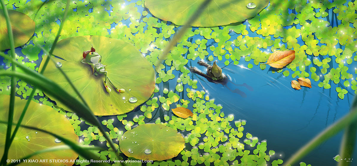 3D动画电影《青蛙王国1》艺术风格概念设计（图ZMjYzNDczMzI=） - 动画片 - 站酷设计师小毅哥哥Owen原创素材 - 站酷ZCOOL