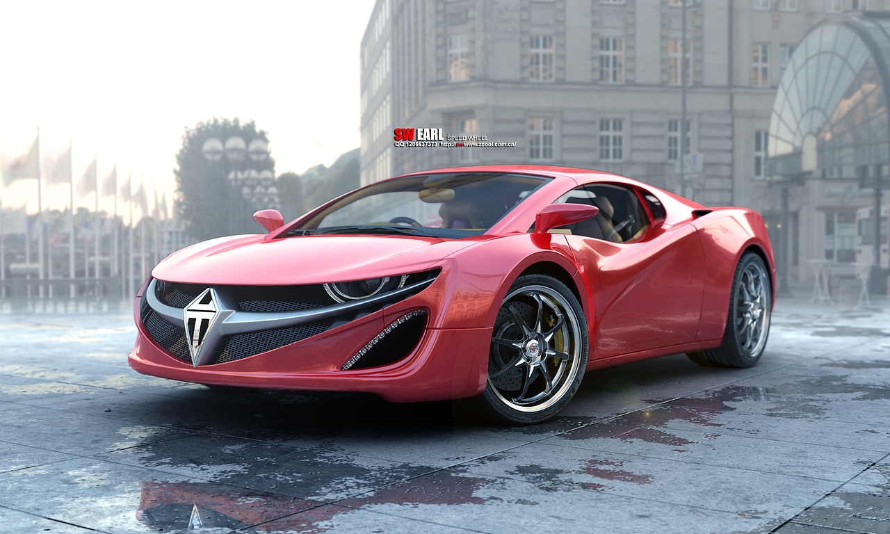 lt-t9红色版|三维|机械/交通|sw伯爵_原创作品-站酷zcool