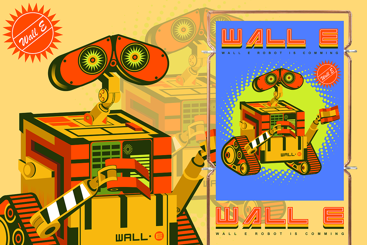 立体复古图腾插画