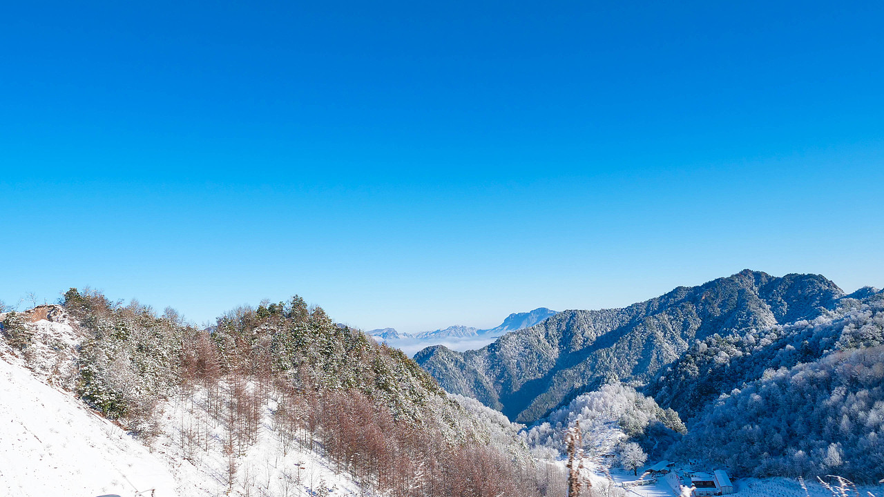 神秘的地方神农架,南方人第一次看雪~