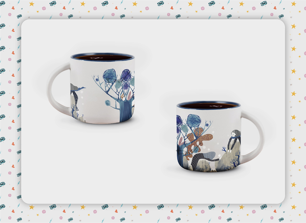 马克杯|插画|创作习作|不怕热 - 原创作品 - 站酷 (zcool)