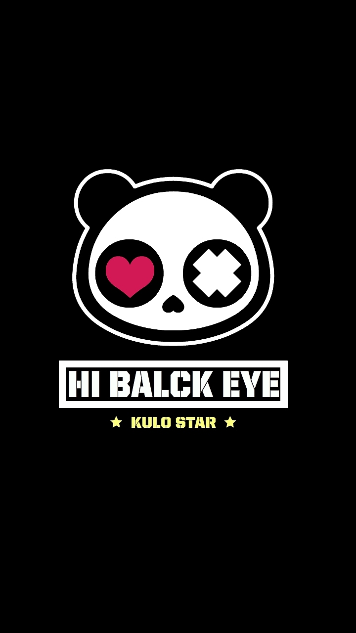HI BLACK EYE(KULO STAR)潮牌熊猫系列插画（图ZMjYxODA0MDQ4） - 商业插画 - 站酷设计师Z42750135原创素材 - 站酷ZCOOL