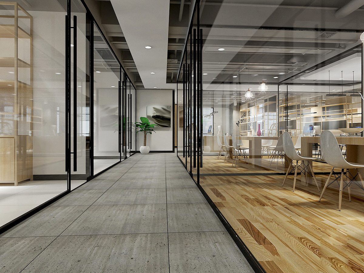 蒙尚时装办公空间-佳墅装饰