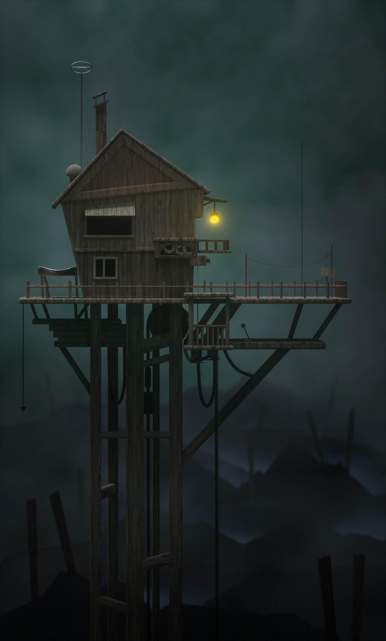 C4D小练习-最近建的可爱小房子（图ZMTY0ODcwNDIw） - 场景 - 站酷设计师AAA建材批发龙哥原创素材 - 站酷ZCOOL