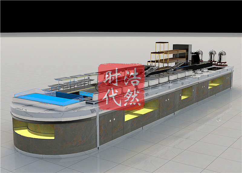 真石碳素钢进口岩板纳米石纹板进口柔石医院医生取餐台