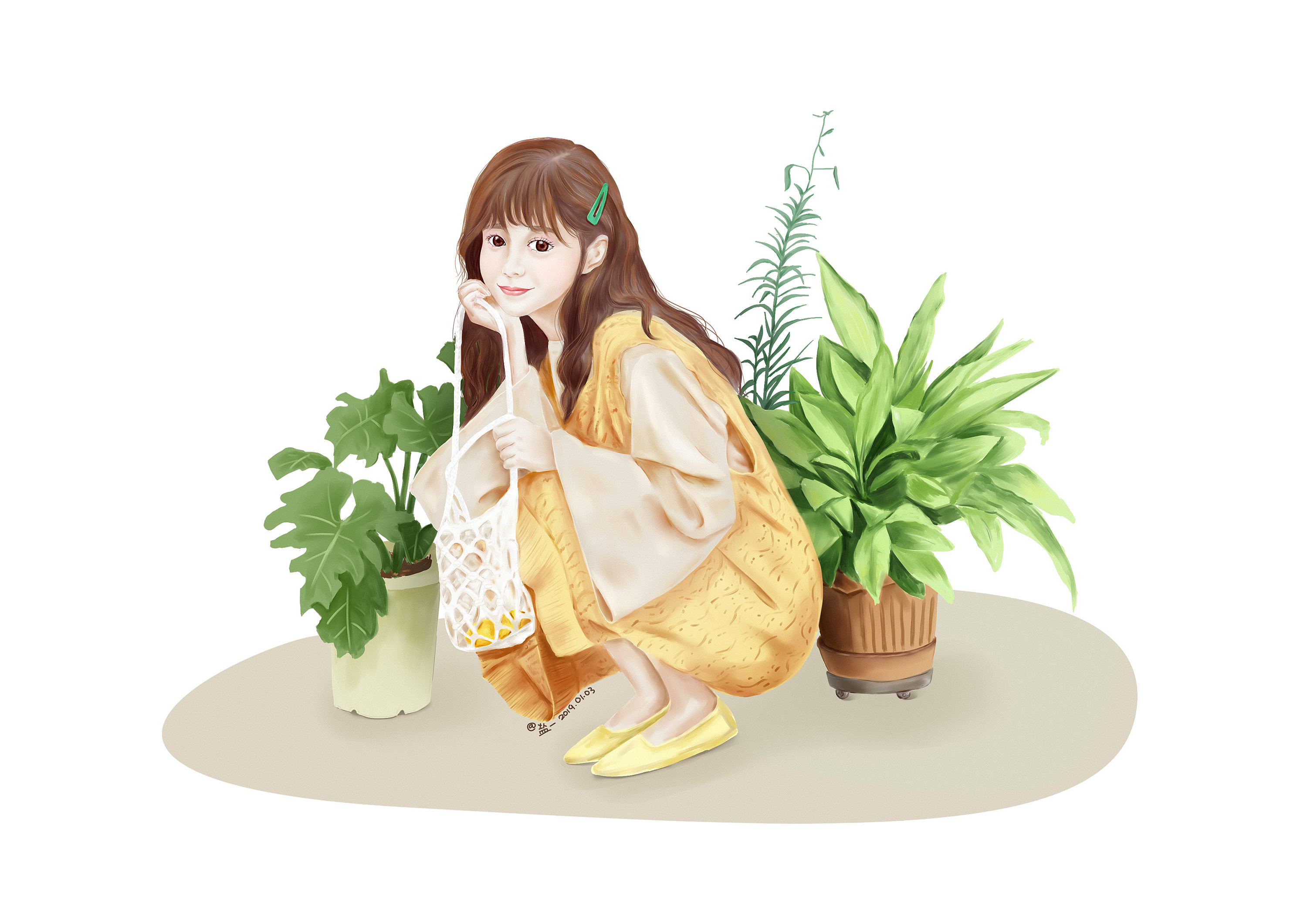 人物插画/新风格尝试