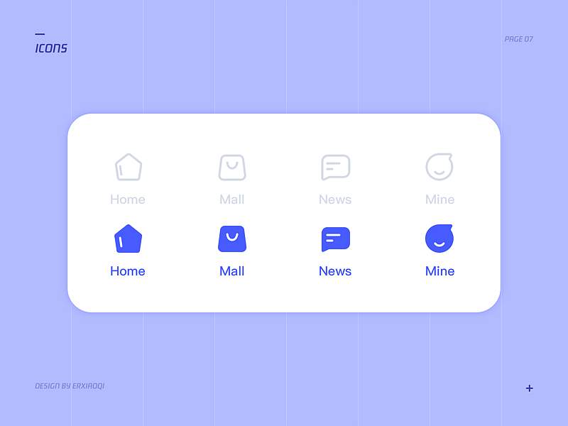 ICON图标设计（图ZMjI5Njk2Njc2） - 图标 - 站酷设计师胖墩儿小七原创素材 - 站酷ZCOOL