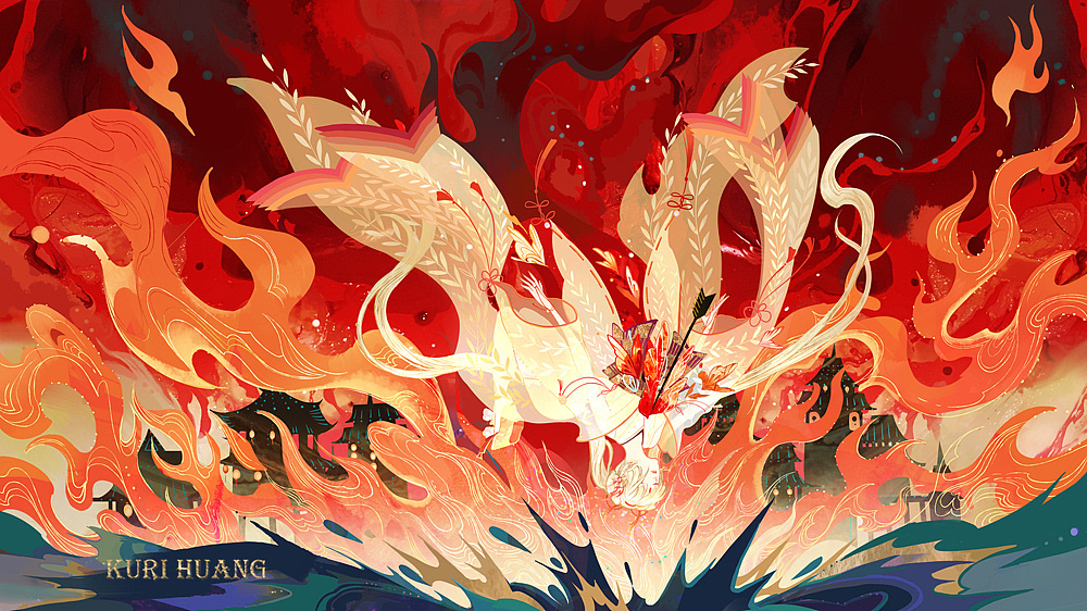 阴阳师合集II（图ZMTc4NjM1MDc2） - 商业插画 - 站酷设计师Kuri久里原创素材 - 站酷ZCOOL