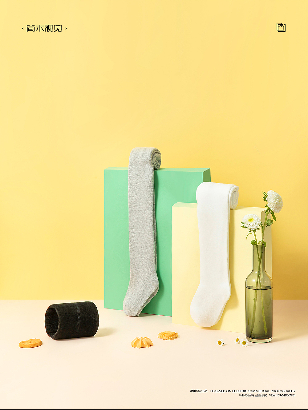 儿童袜子创意摄影丨巴拉巴拉 × 简木视觉童袜打底 拍摄（图ZMjgyOTI0NDY0） - 产品摄影 - 站酷设计师简木视觉原创素材 - 站酷ZCOOL
