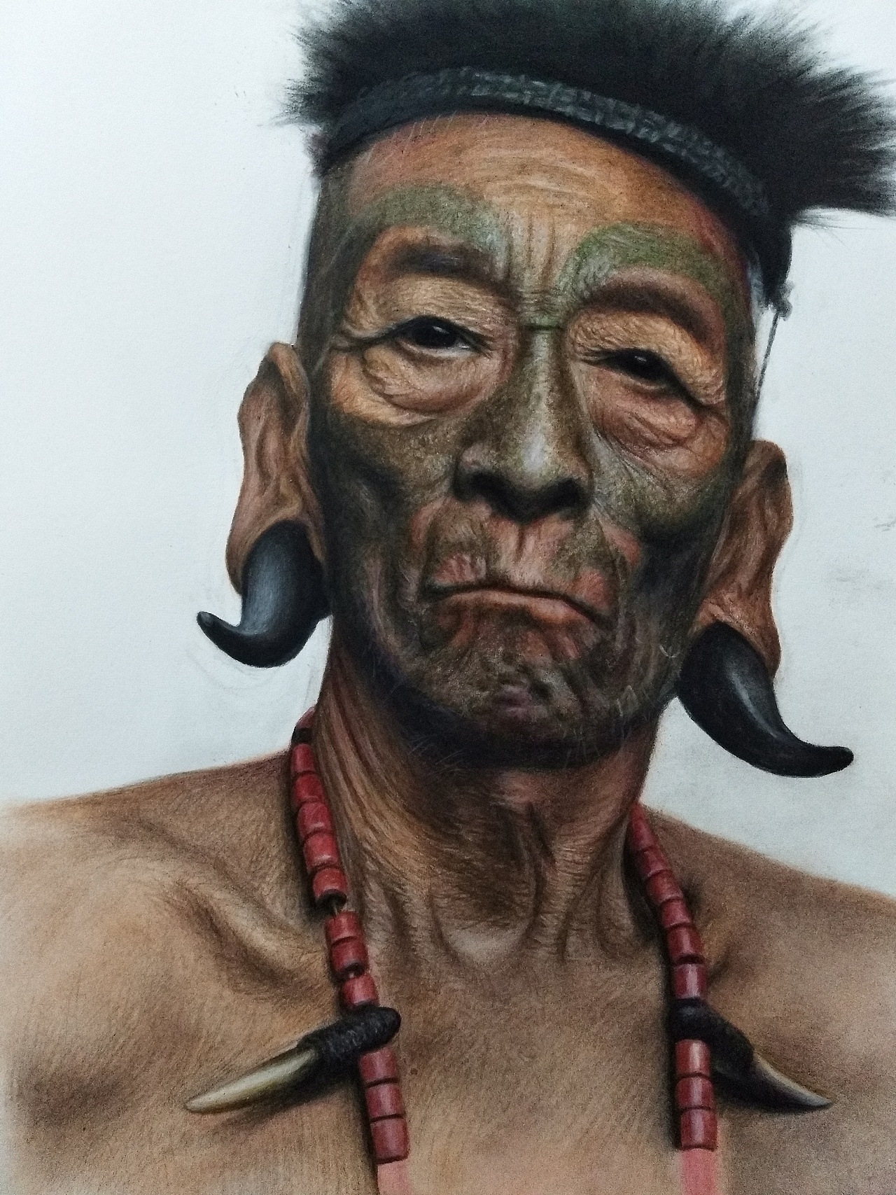 族长（李胜仁 作品）（图ZMTQxOTg0MDg0） - 绘画 - 站酷设计师李胜仁原创素材 - 站酷ZCOOL