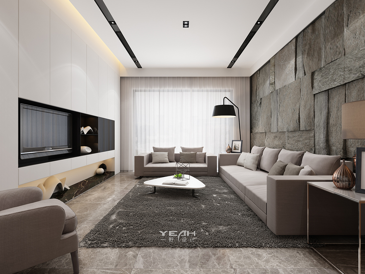 台—景（图ZMTA5OTI1MzY0） - 家装设计 - 站酷设计师一野设计师刘奇原创素材 - 站酷ZCOOL