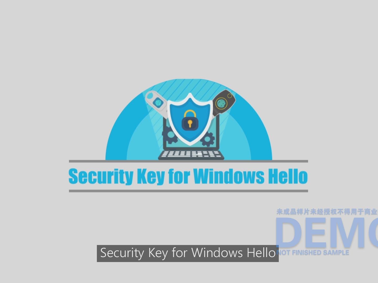 飞天科技《Security Key for Windows Hello》MG动画_o0梦想天生0o-站酷ZCOOL