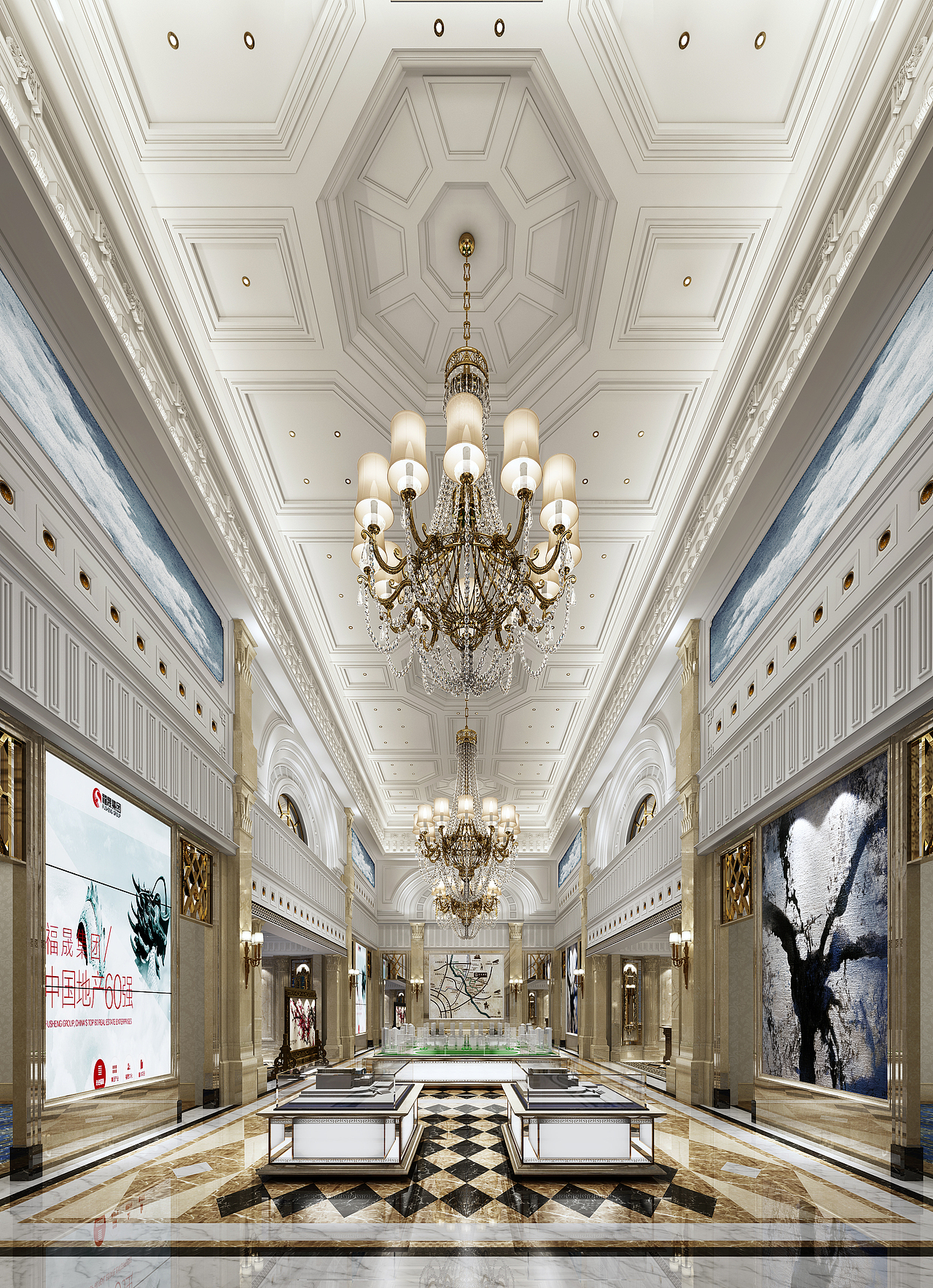 意宣效果图--售楼处效果图（图ZMTQ4OTE4NjMy） - 家装设计 - 站酷设计师深圳意宣原创素材 - 站酷ZCOOL