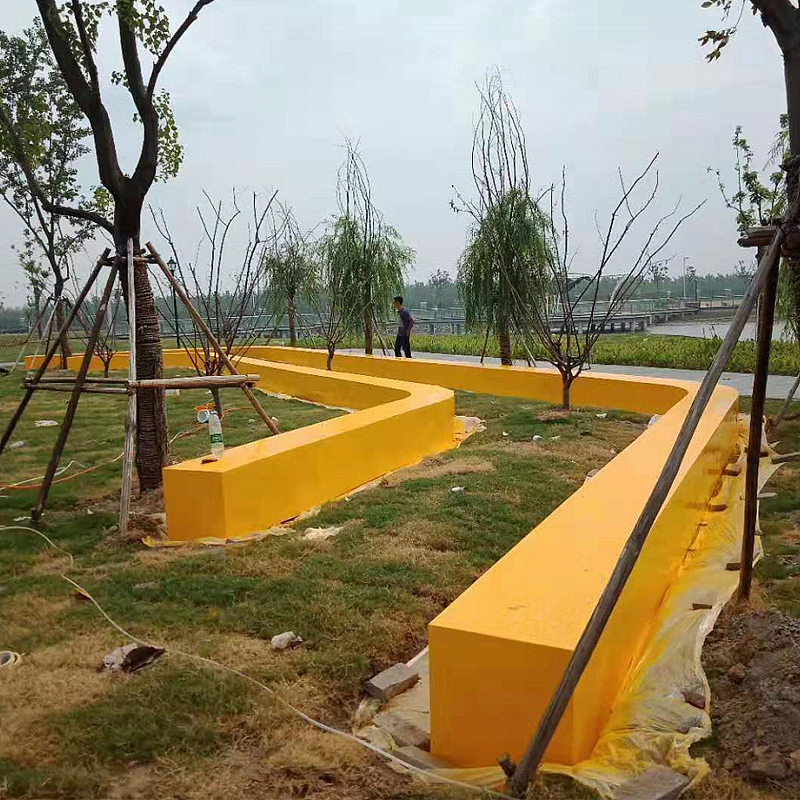 玻璃钢休息椅雕塑楼盘景观花盆座椅造型美化小区