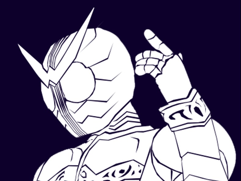 假面骑士joker剪影壁纸