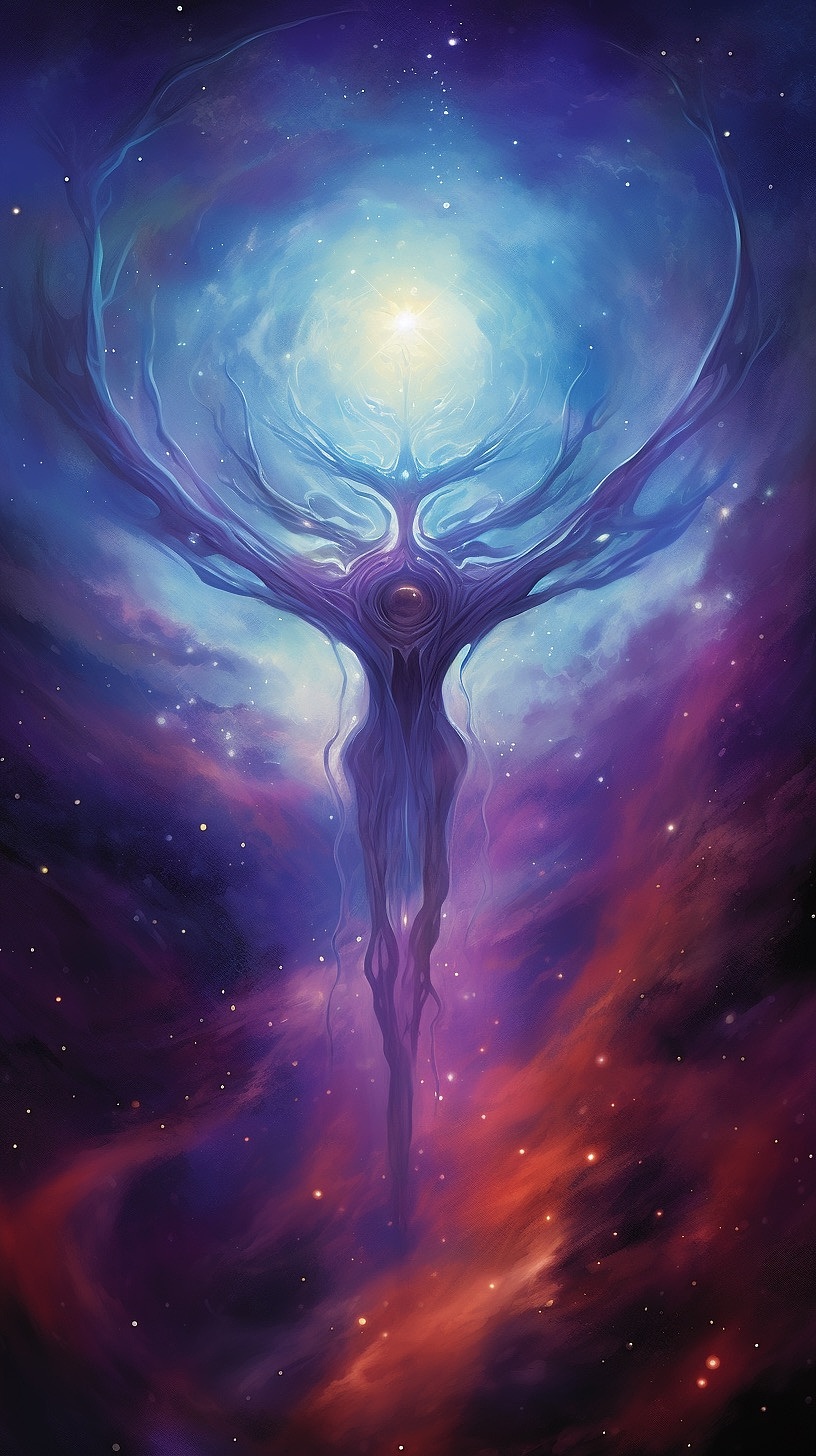 Ai绘画|星系之神