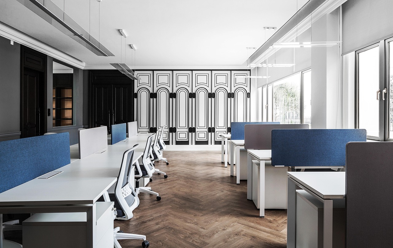 古典奢华与现代文明相结合的办公空间