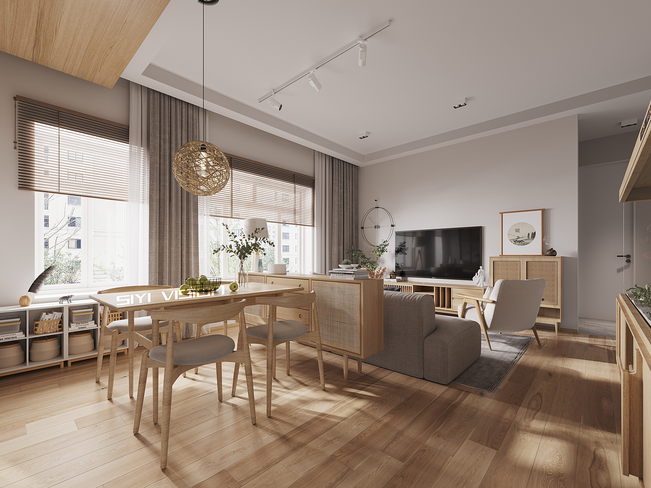 CR效果-日式空间表现