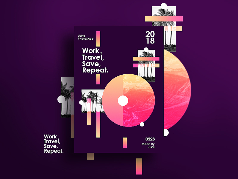 渐变色海报（图ZMTE5NjU1ODY4） - 海报 - 站酷设计师jcm418原创素材 - 站酷ZCOOL