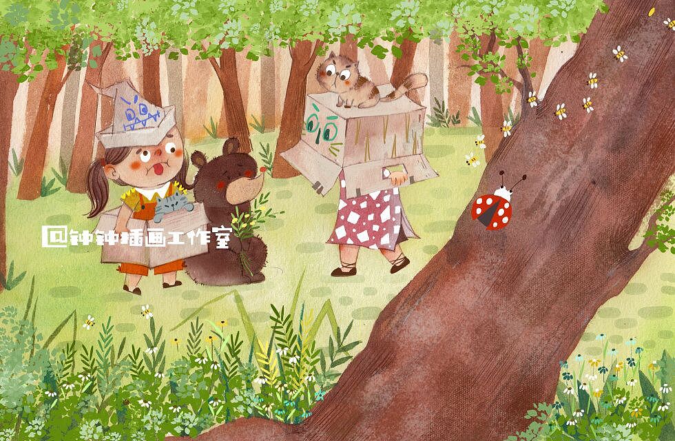 工作室成员介绍-卷心菜（图ZMTg3NzcxNDk2） - 儿童插画 - 站酷设计师钟钟插画工作室原创素材 - 站酷ZCOOL