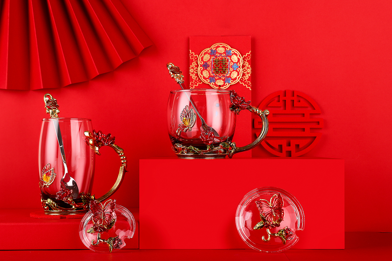 喜宴杯子（图ZMjE3Njg0NjA0） - 产品摄影 - 站酷设计师品洛摄影社原创素材 - 站酷ZCOOL