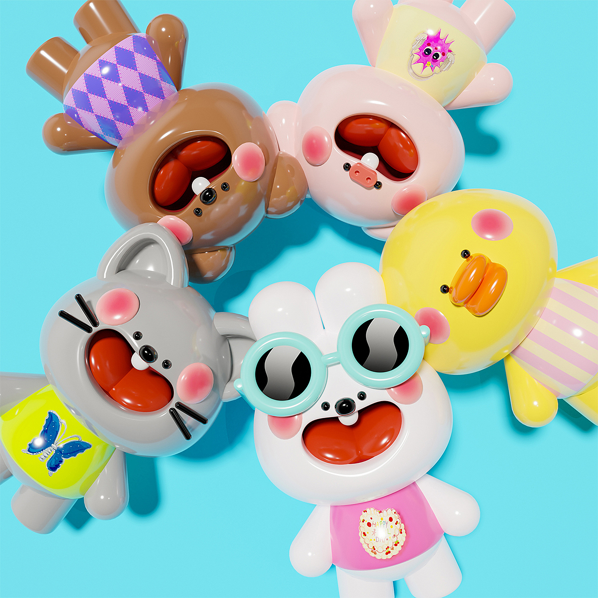 dinlab x 小魚仔｜Blender夢幻充能創(chuàng)造營（圖ZMzU5NjI5OTYw） - 人物/生物 - 站酷設(shè)計師Kiso333原創(chuàng)素材 - 站酷ZCOOL