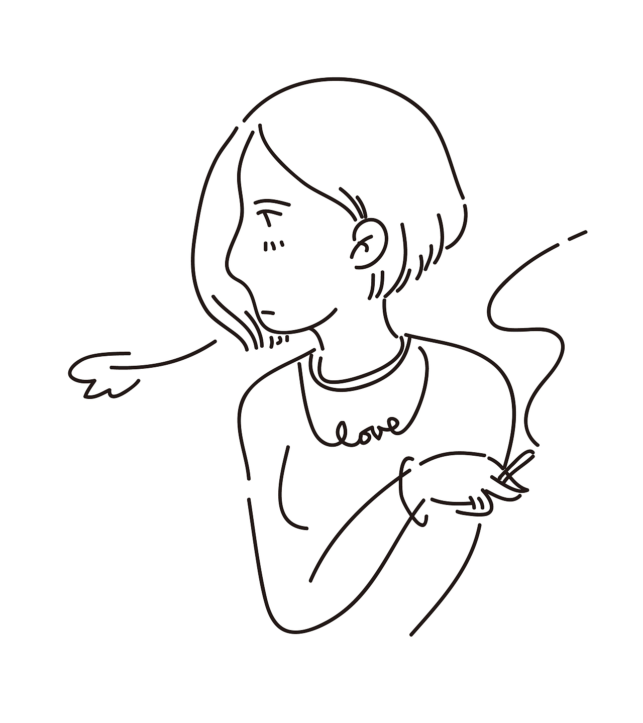 抽烟的女人