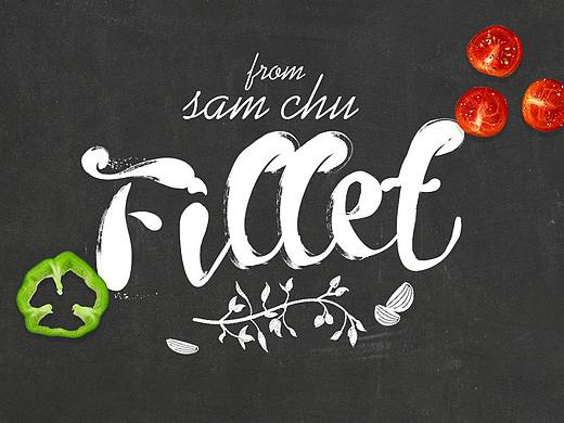 黑板 菲力牛排餐单