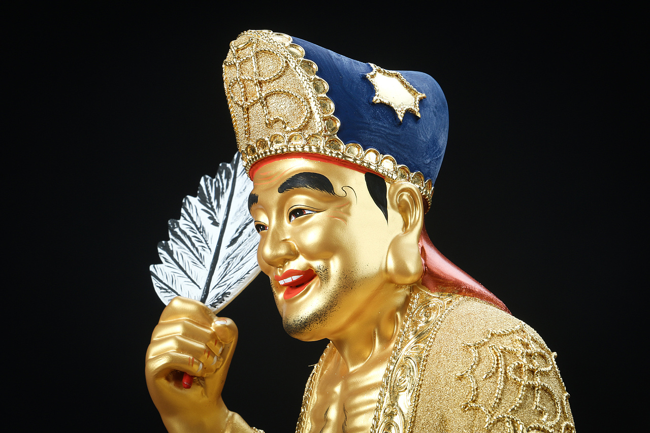 工艺品拍摄 佛教用品 淘宝产品摄影 济公活佛神像