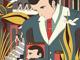 2.My subconscious 超现实插画