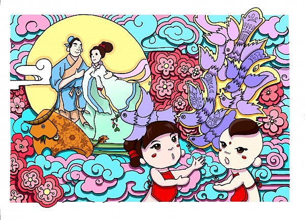 中国节（图ZNDkxNDM2NjA=） - 商业插画 - 站酷设计师iiiiipod原创素材 - 站酷ZCOOL