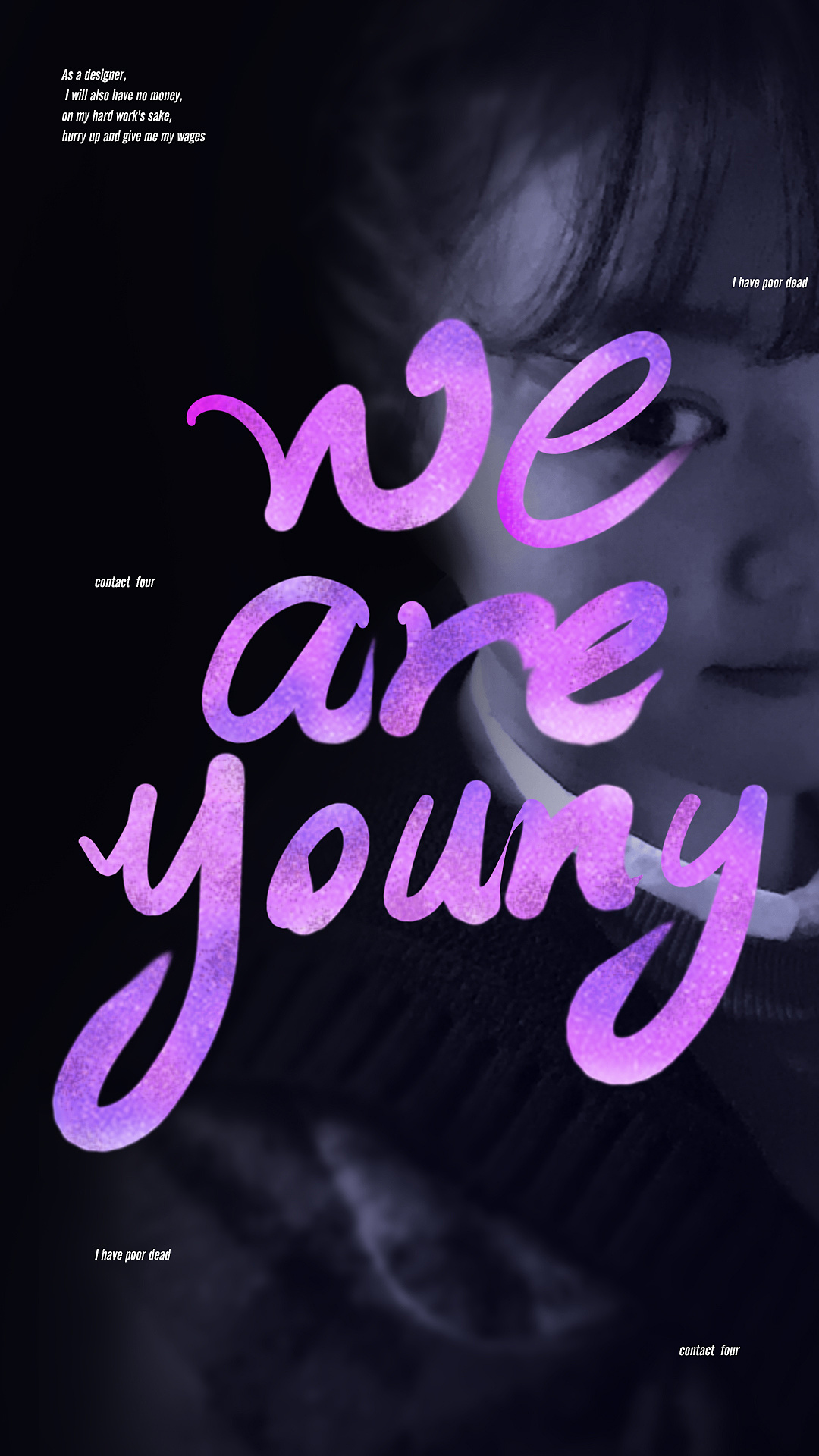 we are young(临摹学习)|平面|海报|超越临摹王 - 原创作品 - 站酷