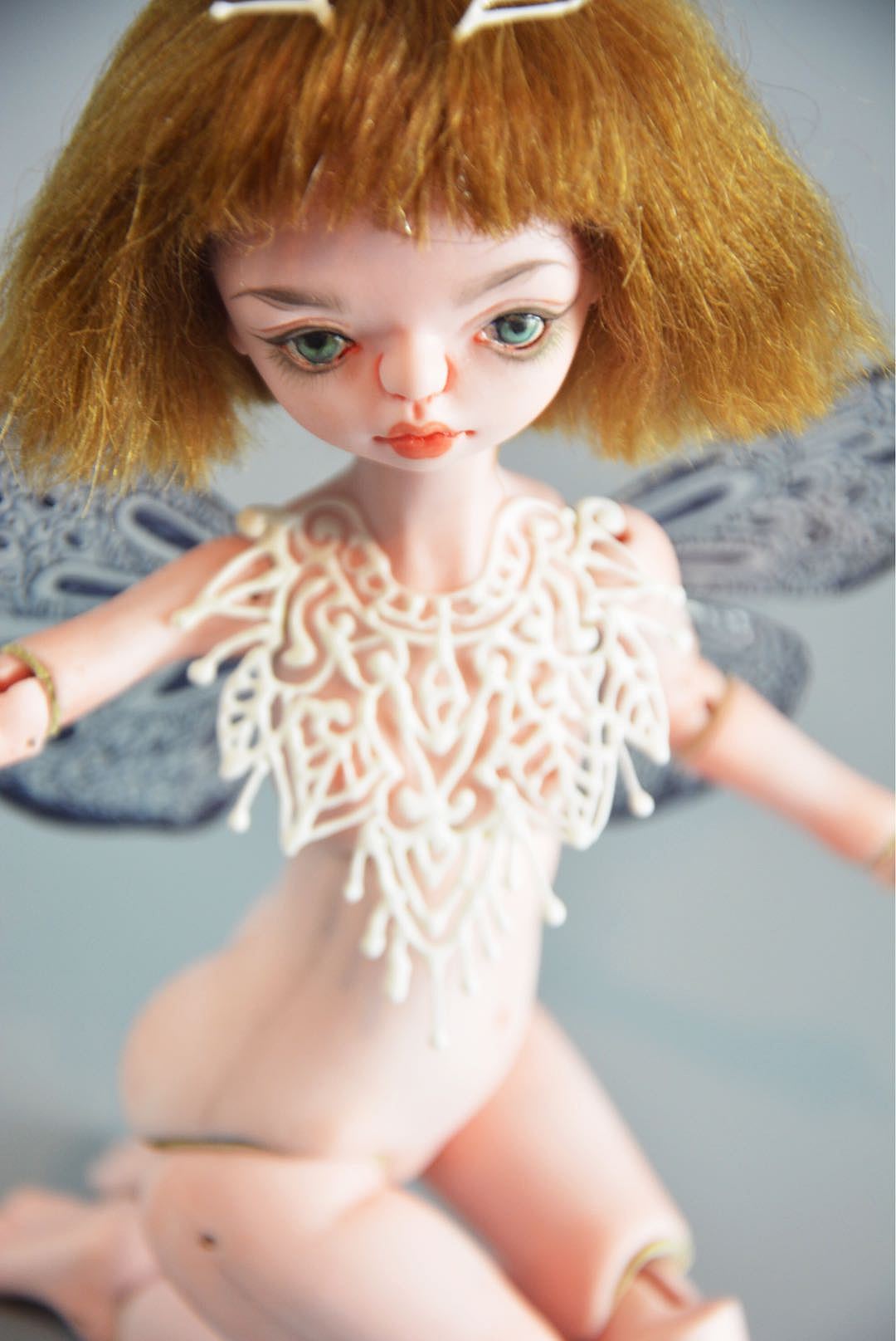 陶瓷人偶  陶瓷BJD.陶瓷娃娃  名字:墨金 小虫子系列