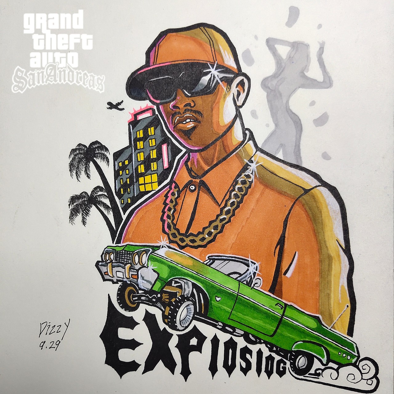 gta纹身手稿创作